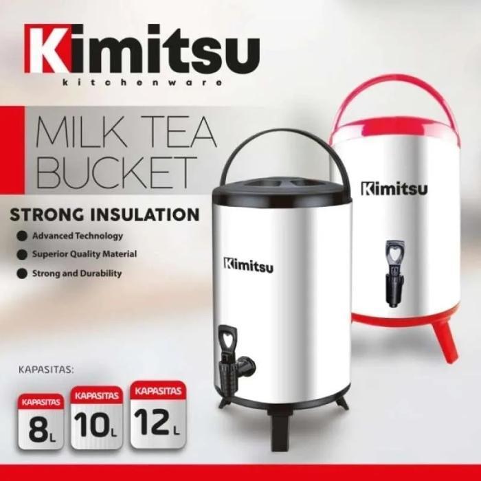 THERMOS AIR MILK TEA BUCKET ความร้อนและเย็น RESISTANT CAPACITY 8 LITERS (KMB-1608) 10 LITERS (KMB-16