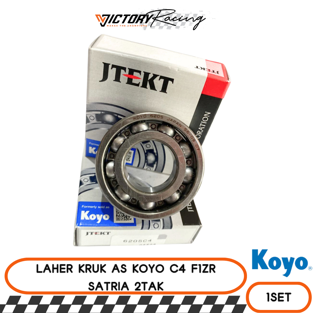KOYO C4 6205 F1ZR 125Z Satria แบริ่งเพลาข้อเหวี่ยง 2 จังหวะ 1 ชุด