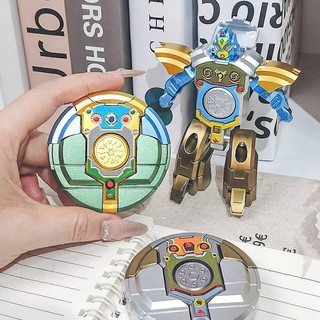 RG Mainan Anak Fidget Spinner TRANSFORMERS 2in1 Gyro 3D Bisa Berubah Bentuk Robot