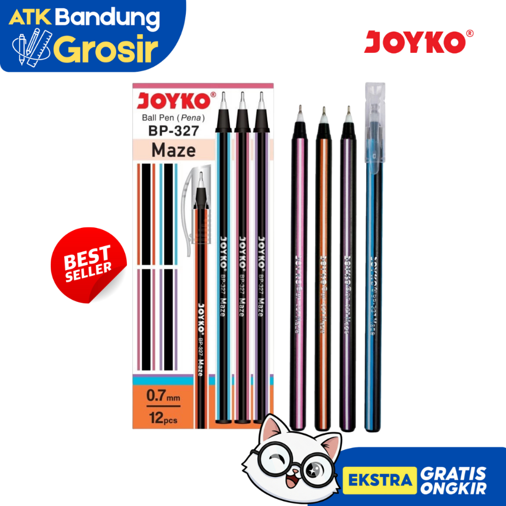 ปากกา Joyko BP-327 Maze 0.7 มม. - จําหน่ายโดยโหล