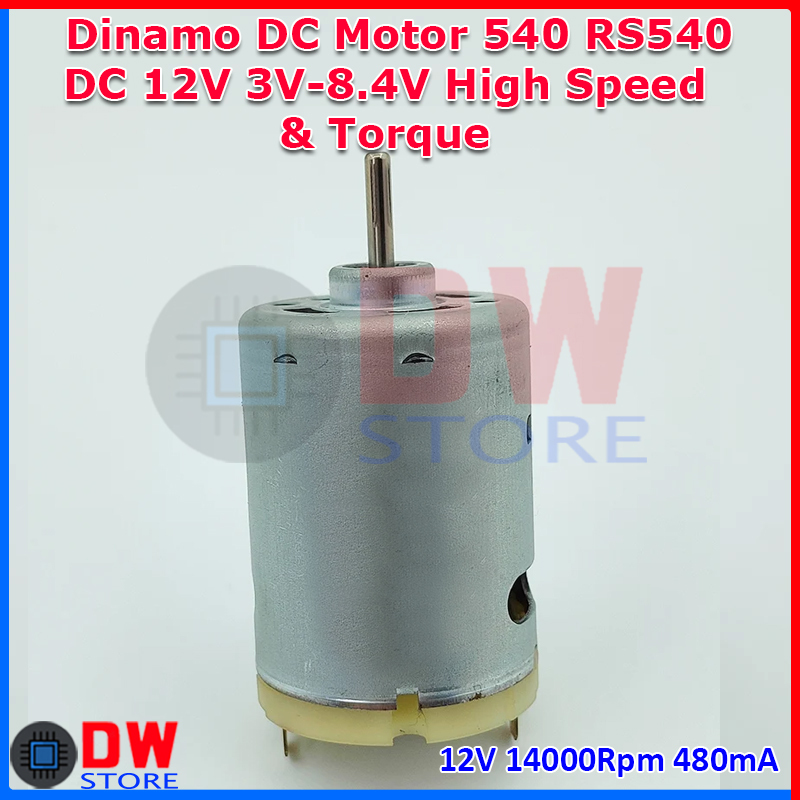 RS540 RS-540 DC 12V High RPM Speed High Torque DC Motor Dynamo