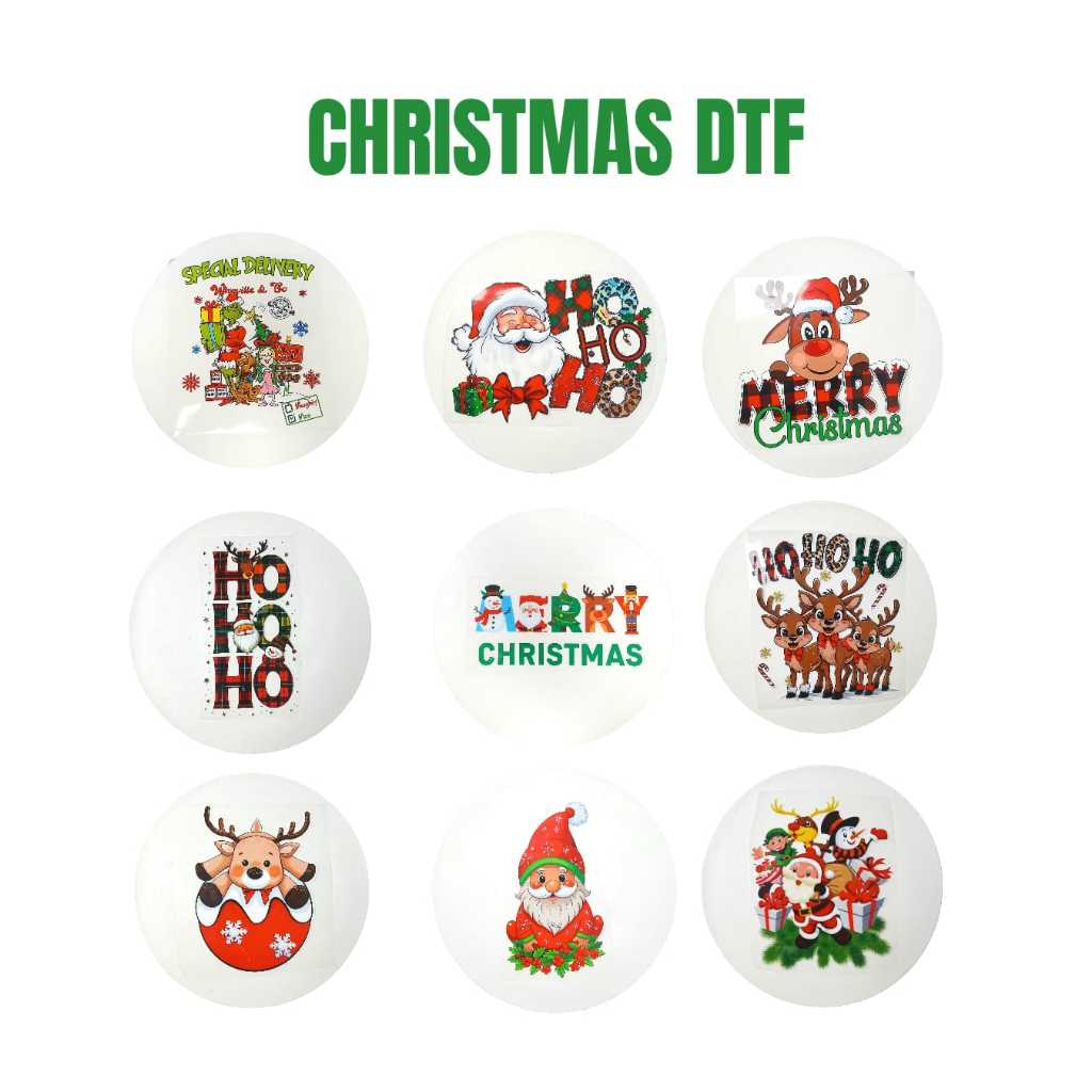 การประยุกต์ใช้การพิมพ์หน้าจอ Charisma DTF Christmas Edition - Iron-on/DTF Christmas Screen Printing 