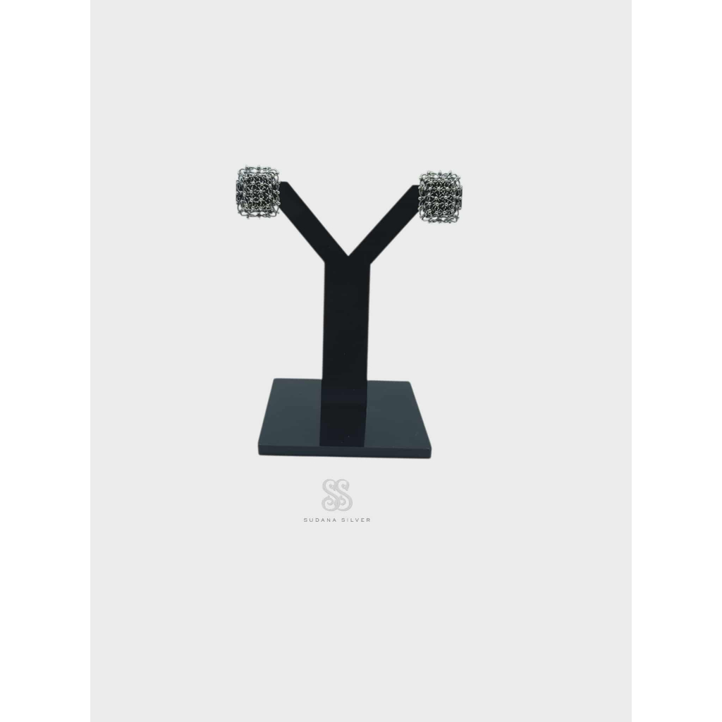 ต่างหูซัมเพลียเงิน Kotuia Jawan Silver 925 Handmade Bali เครื่องประดับแฟชั่น