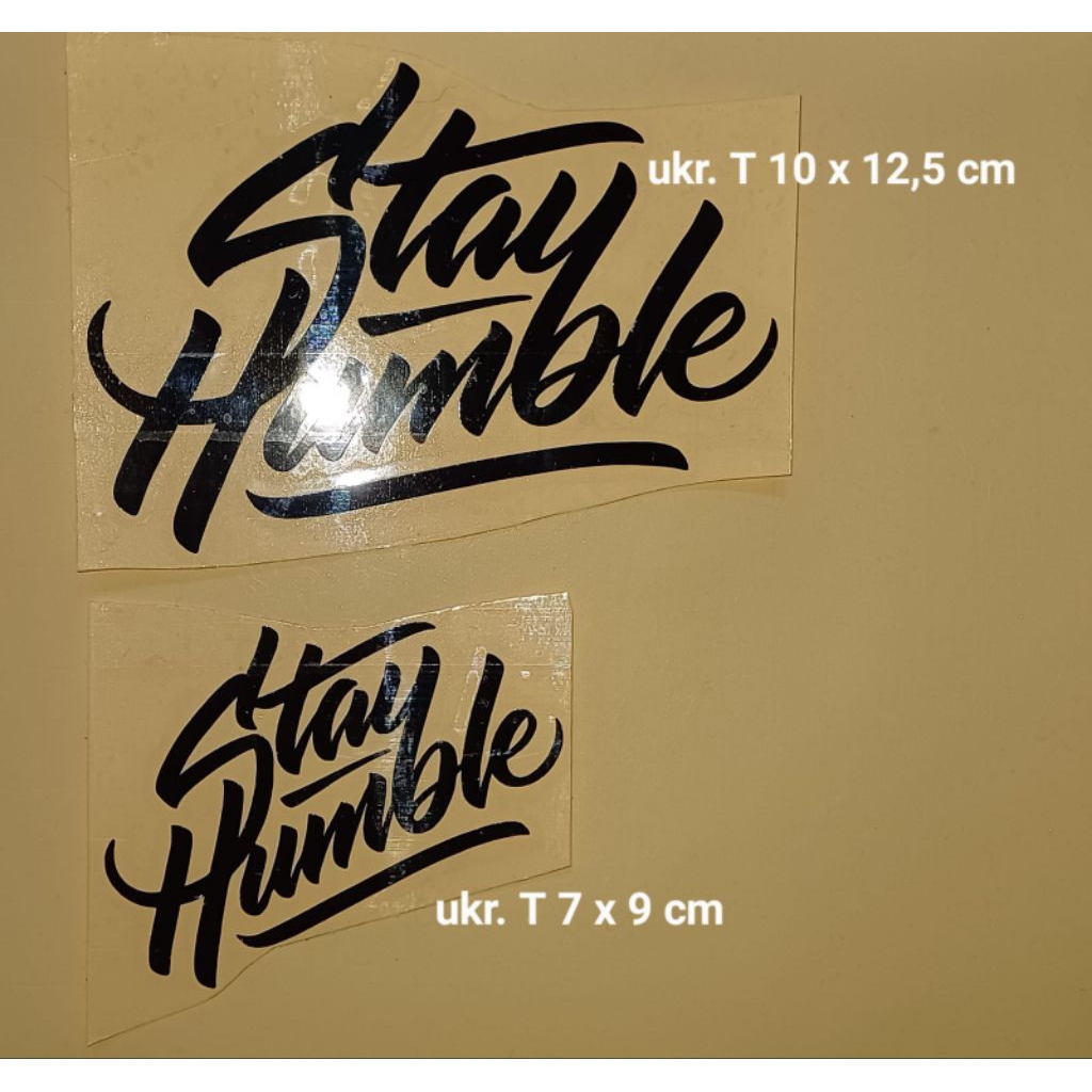 Stay Humble sticker scootlet