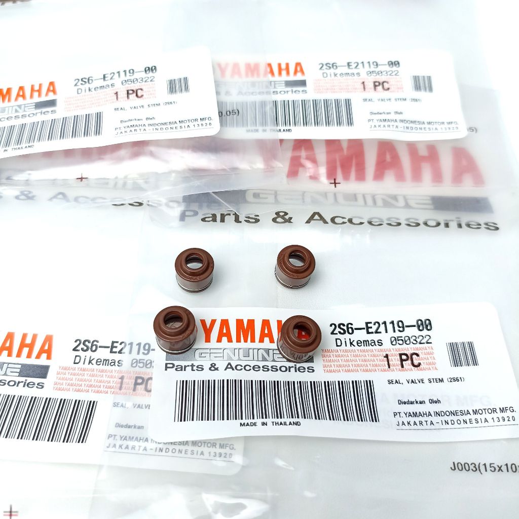 4 ชิ้นวาล์วซีล JUPITER MX VIXION 2S6-E2119-00 ORIGINAL YGP YAMAHA อะไหล่แท้