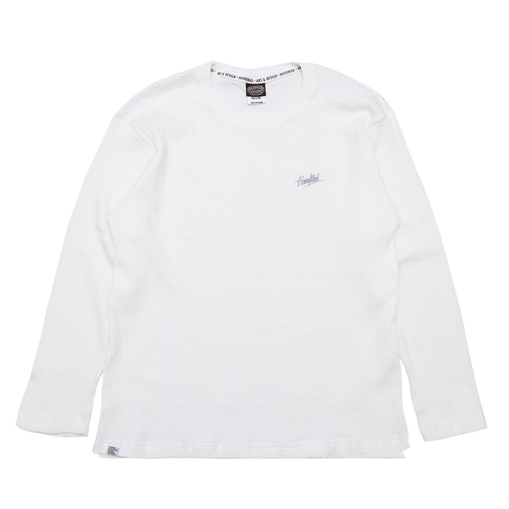 HANDMAD - LS SIGNWFL WHT 25 แขนยาว
