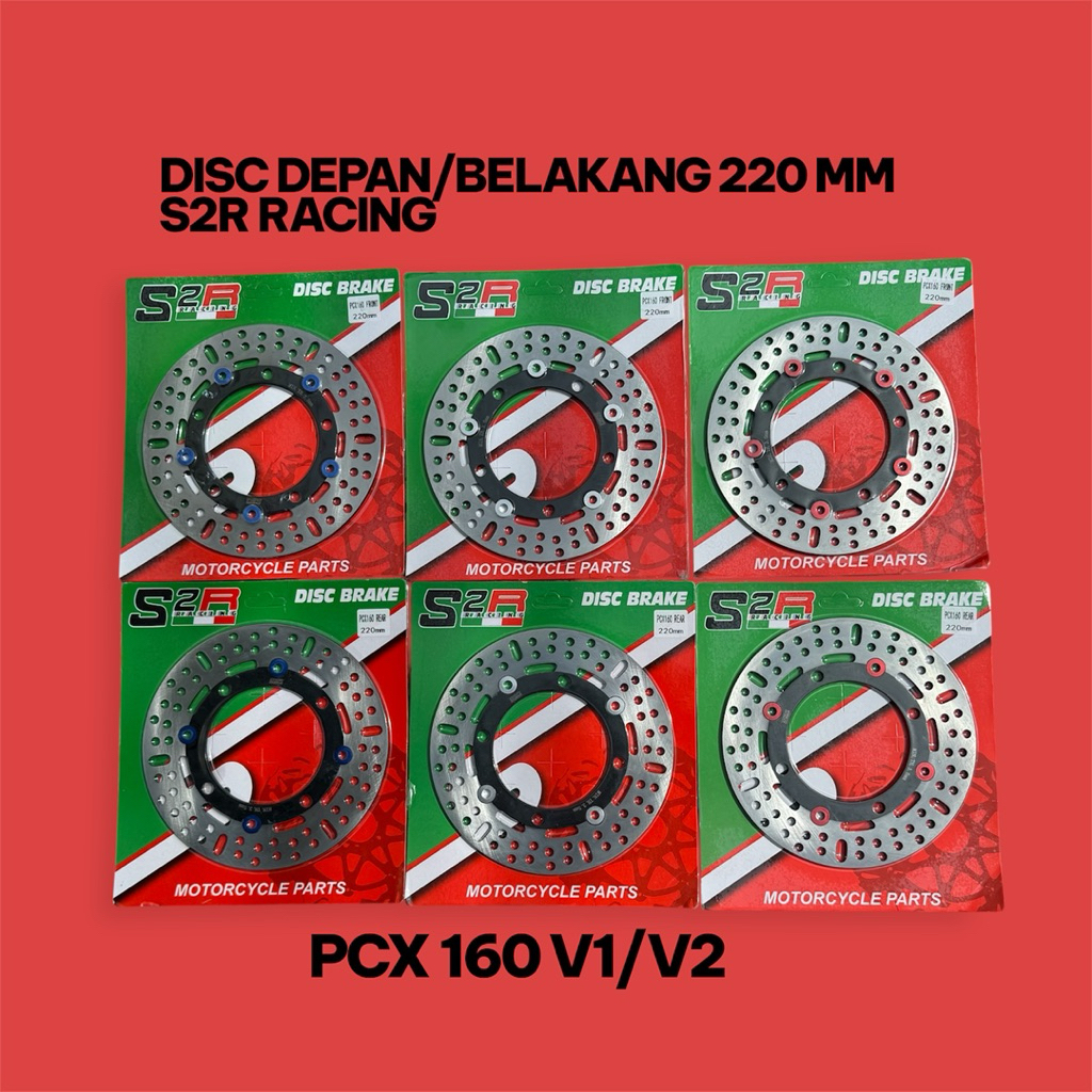 แผ่น CAKRAN PCX 160 ด้านหน้า REAR S2R RACING 220 MM