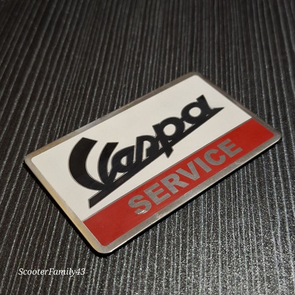 Vespa Emblem ทําจากสแตนเลส