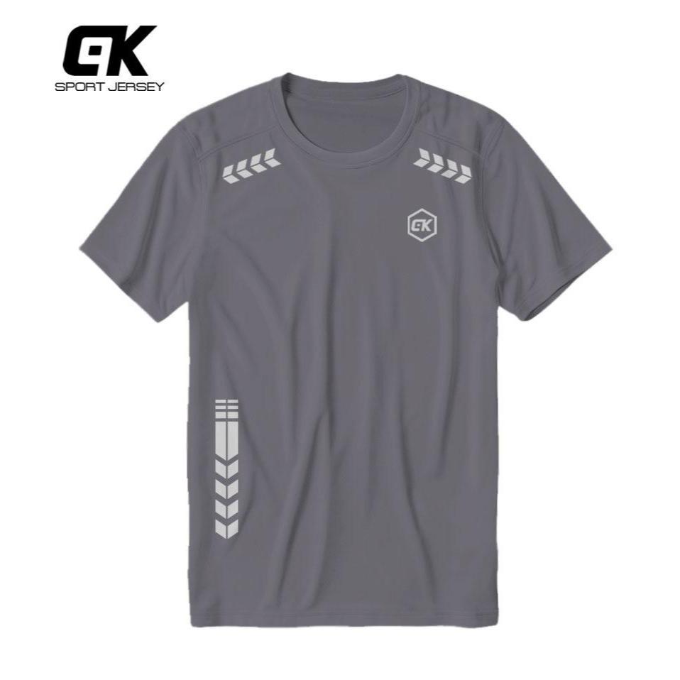 ใหม่ล่าสุดผู้ชายและผู้หญิงกีฬา SLIM FIT GYM SHIRTS SHORT-SLEEVED FITNESS SHIRTS PLAIN SPORTS SHIRTS 