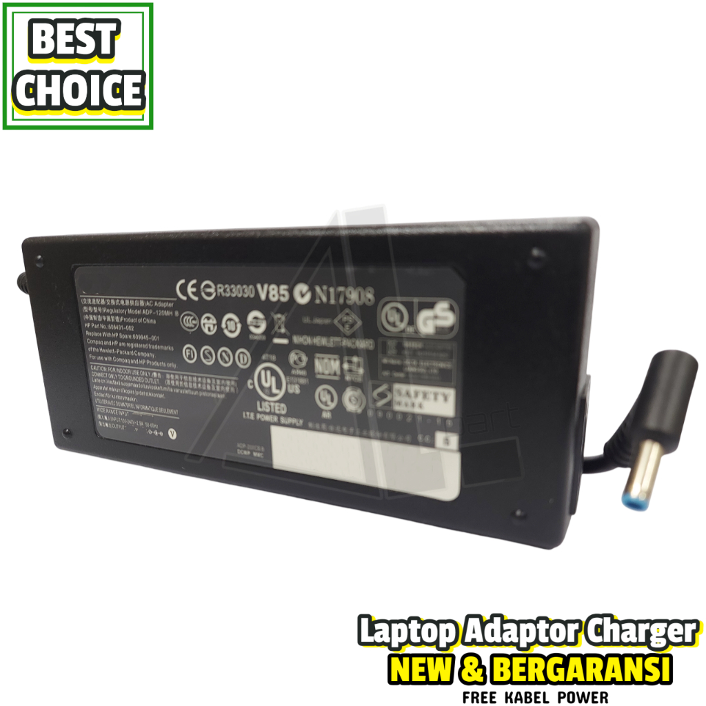 อะแดปเตอร์แล็ปท็อป FIT สําหรับ ADP-120MH B PPP012L-E ADP-120ZB AB PA-1121-62HE PA-1121-62HA HSTNN-DA
