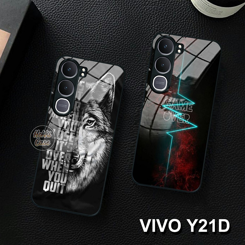 เคส HP Vivo Y21D - เคส Vivo Y21D Glass Softcase ล่าสุด - เคส Vivo Y21D - ซิลิโคนสําหรับ Vivo Y21D - 