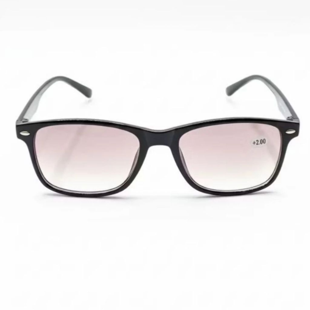 แว่นตา Double Function Plus สําหรับอ่านหนังสือและเดินพร้อมเลนส์สีสําหรับผู้ชายและผู้หญิง JS168