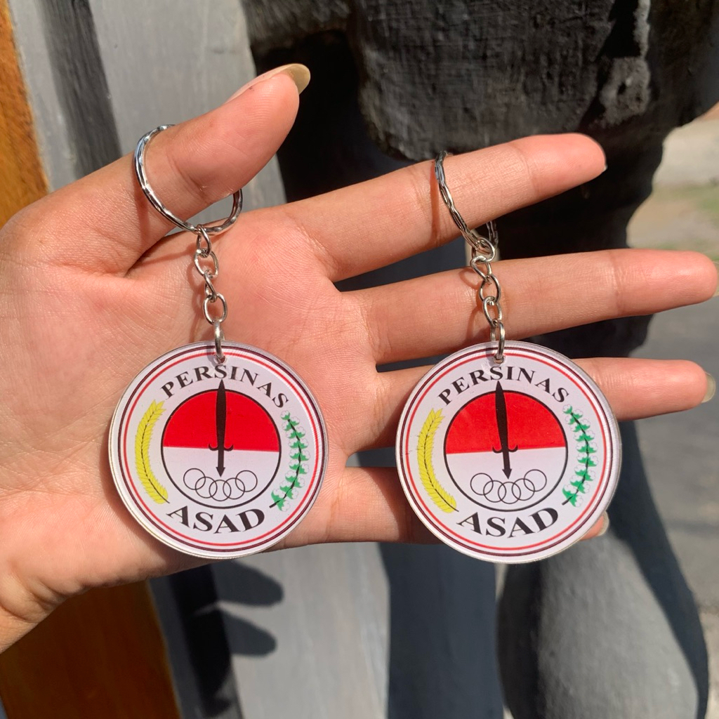 GANTUNGAN (สติ๊กเกอร์โบนัส) PERSINAS ASAD KEYCHAIN WITH 2-SIDED LASER PICTURE, รีเซ็ตความสะดวก