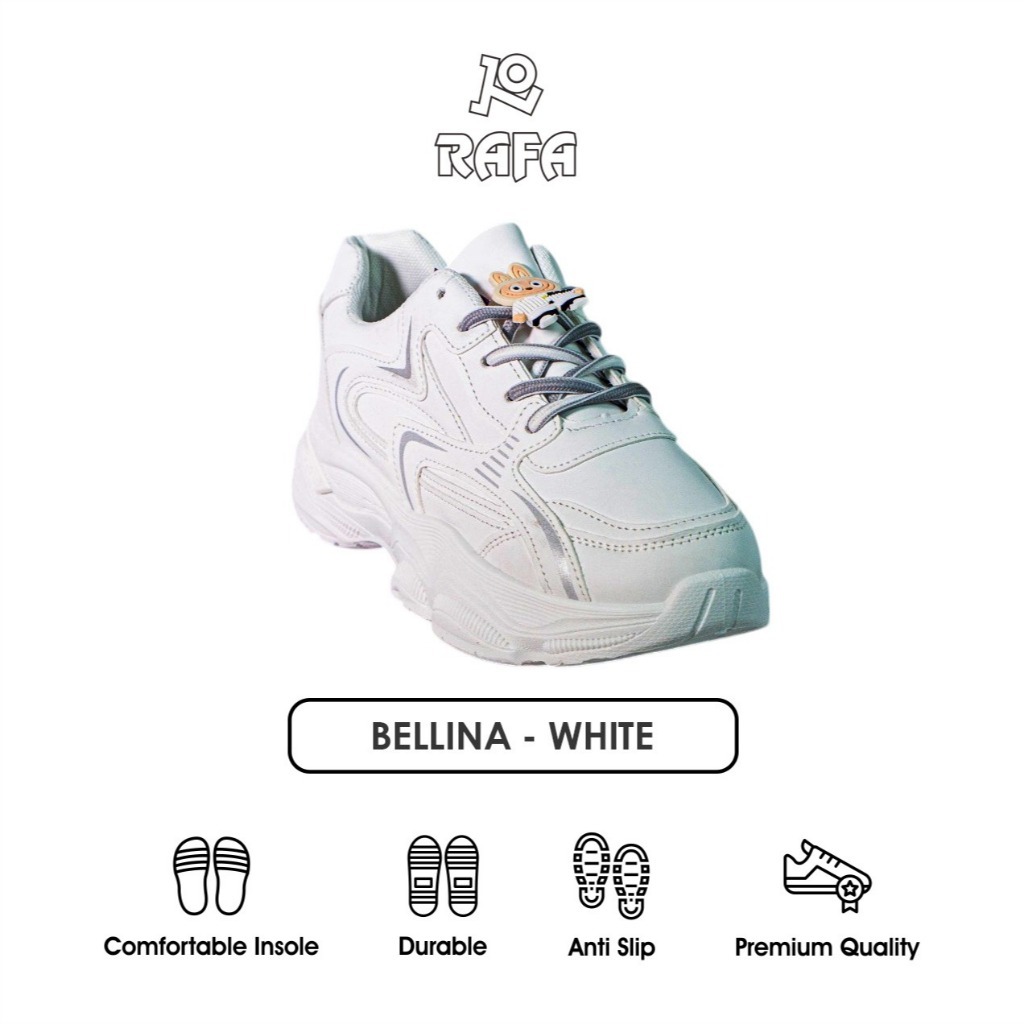 Rafa Bellina รองเท้าผ้าใบ - รองเท้าผ้าใบลําลองผู้หญิง Rafa รองเท้าอินโดนีเซีย