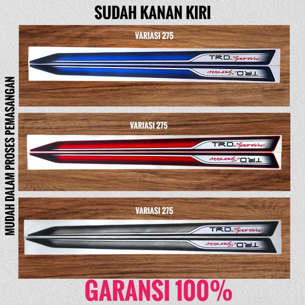 สติ๊กเกอร์ TRD Rush / สติ๊กเกอร์ TRD Rush / สติ๊กเกอร์ Rush / สติ๊กเกอร์ Terios / สติ๊กเกอร์ประตู TR