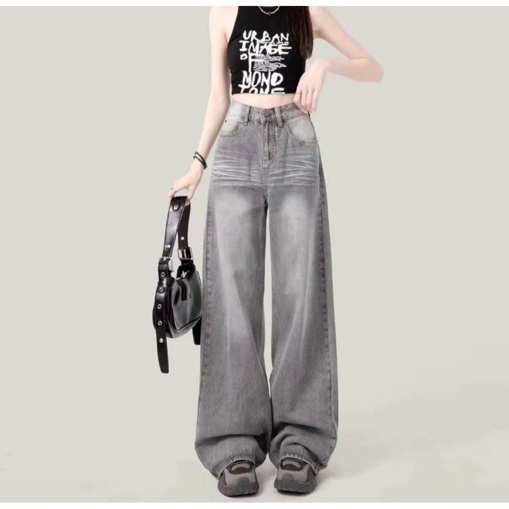WEEKEND-MAXINNJEANS {UNISEX} Highwaist Oversize Baggy Loose Jeans Baggy Jeans Jumbo Long Jeans