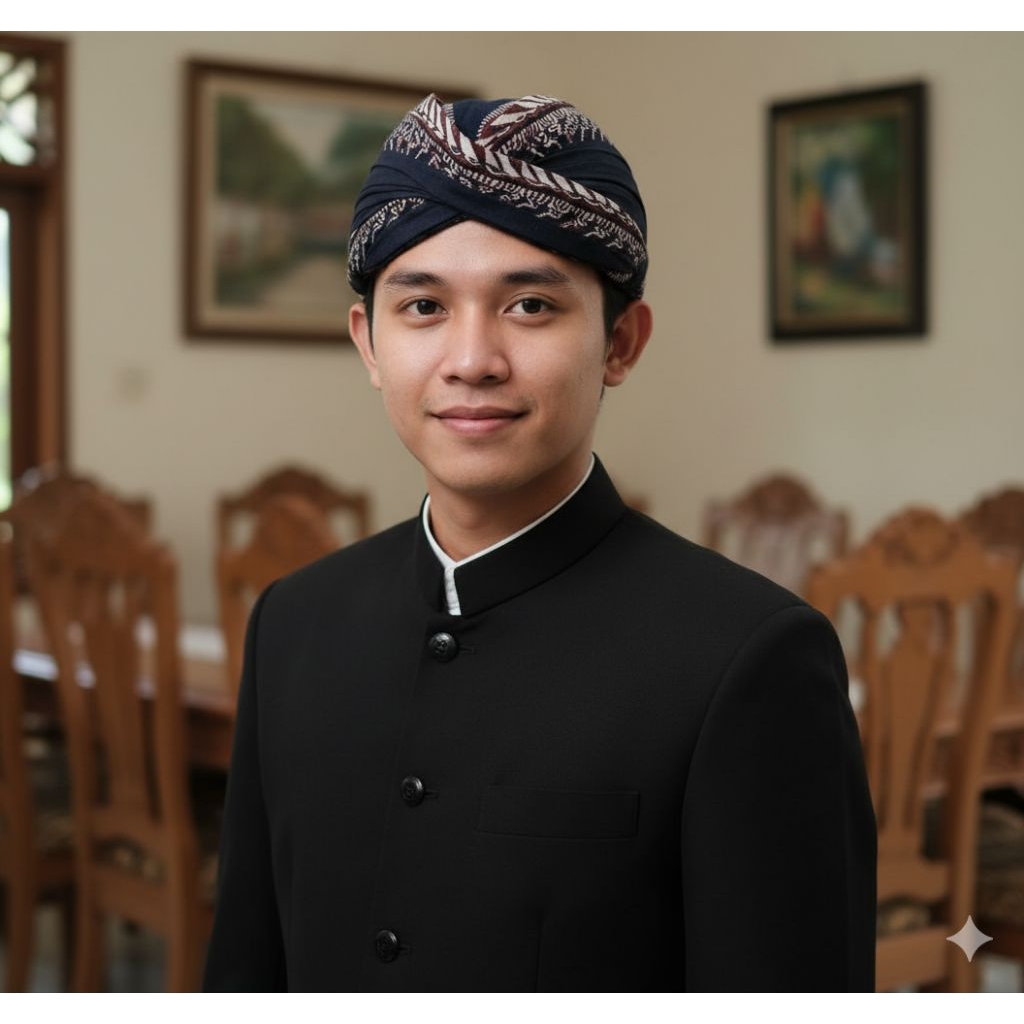 Jogja Blangkon แบบพับได้คุณภาพดั้งเดิมสําหรับผู้ใหญ่