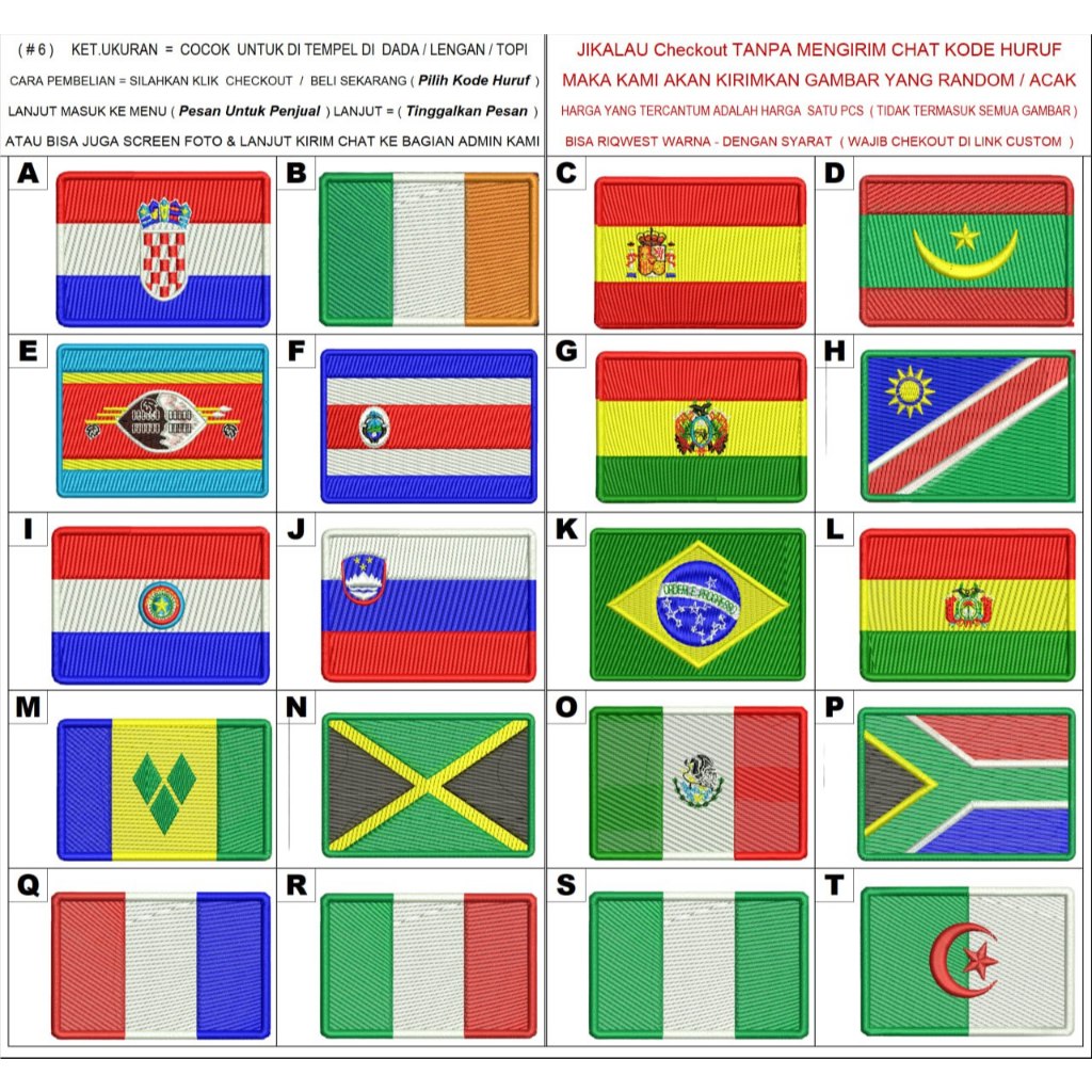 Fifa Football World Country Emblem Flag ขนาดมาตรฐาน AT