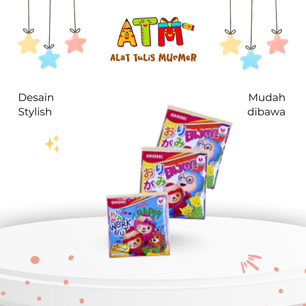 ORIGAMI FOLDING PAPER/ORIGAMI/GREEBEL UK 14X14