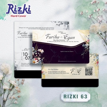 Rizki 63 Blank Blank Free File Setting | เปล่าเชิญ | ราคาโรงงาน