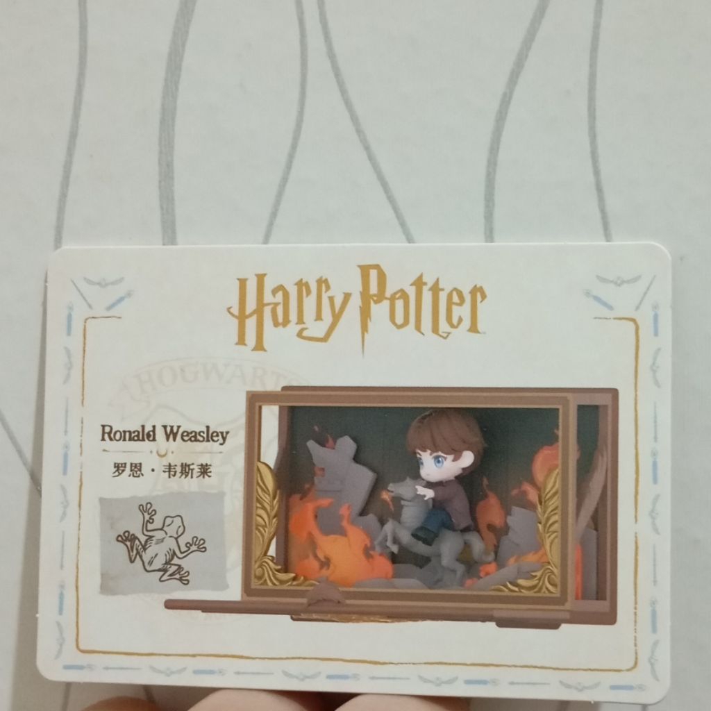 Pop Mart Hogwarts Harry Potter Ronin Ronaldo Weasley Action Figure Original