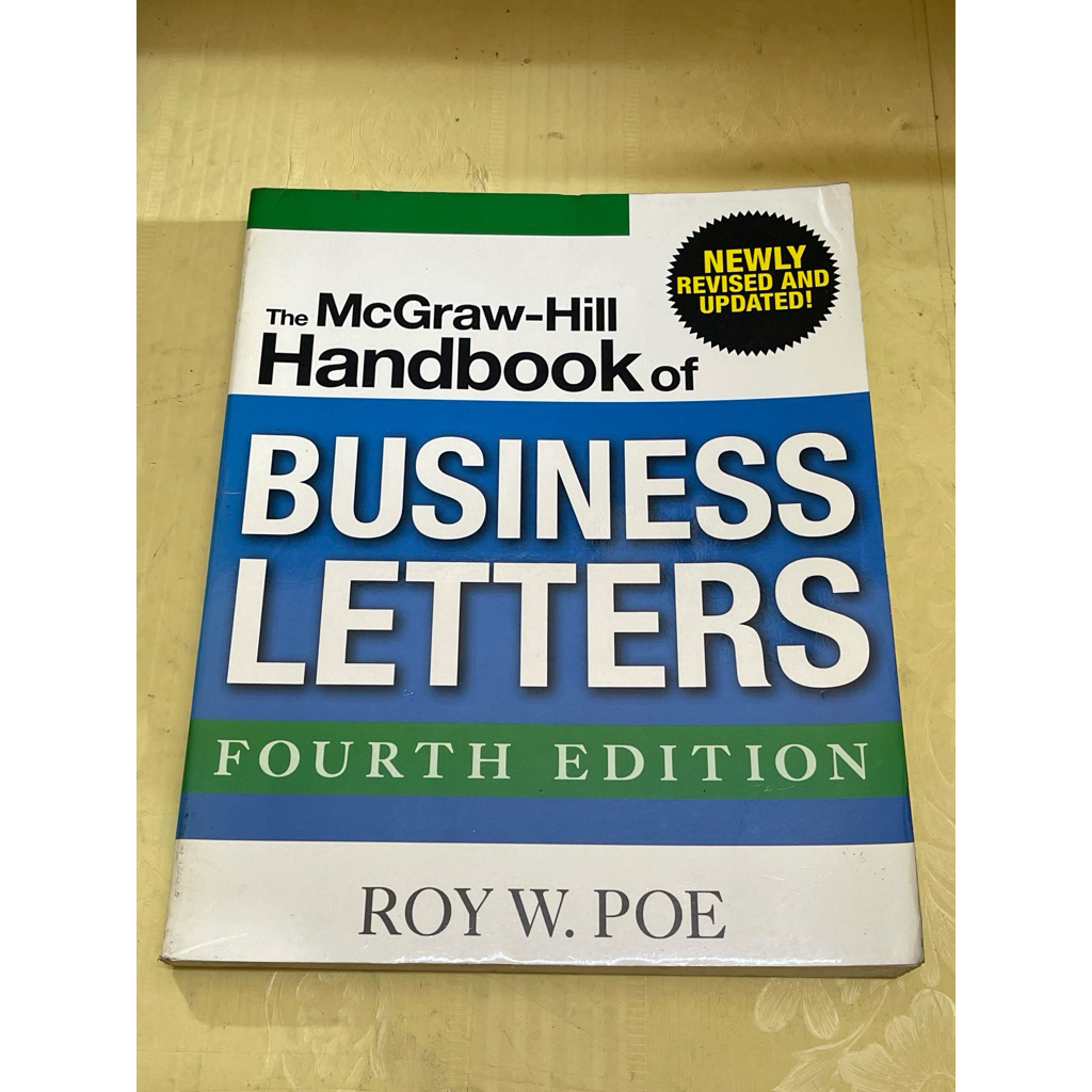 BUSINESS LETTERS Roy W Poe Book