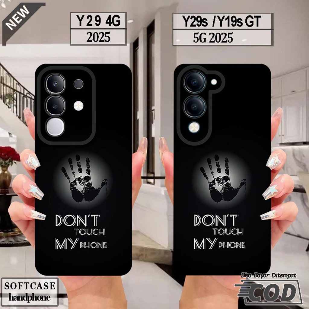 VIVO Y29 4G Silicone - เคส VIVO Y29S - เคส VIVO Y19S GT _เคส softcase สีดําใสยืดหยุ่นสุดเท่