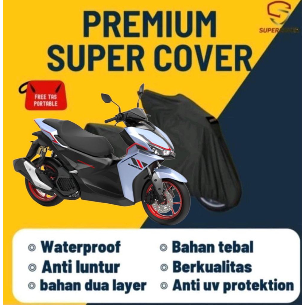 ผ้าคลุมรถมอเตอร์ไซค์ระดับพรีเมียม Xtreme ผ้าคลุมมอเตอร์ไซค์ QJ 180 ผ้าคลุมซุปเปอร์ กรงเล็บแมวป้องกัน