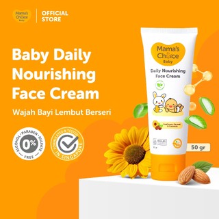Cream Wajah Bayi | Mama's Choice Baby Daily Nourishing Face Cream - Skincare Bayi Krim Pelembab Muka Bayi terdaftar BPOM