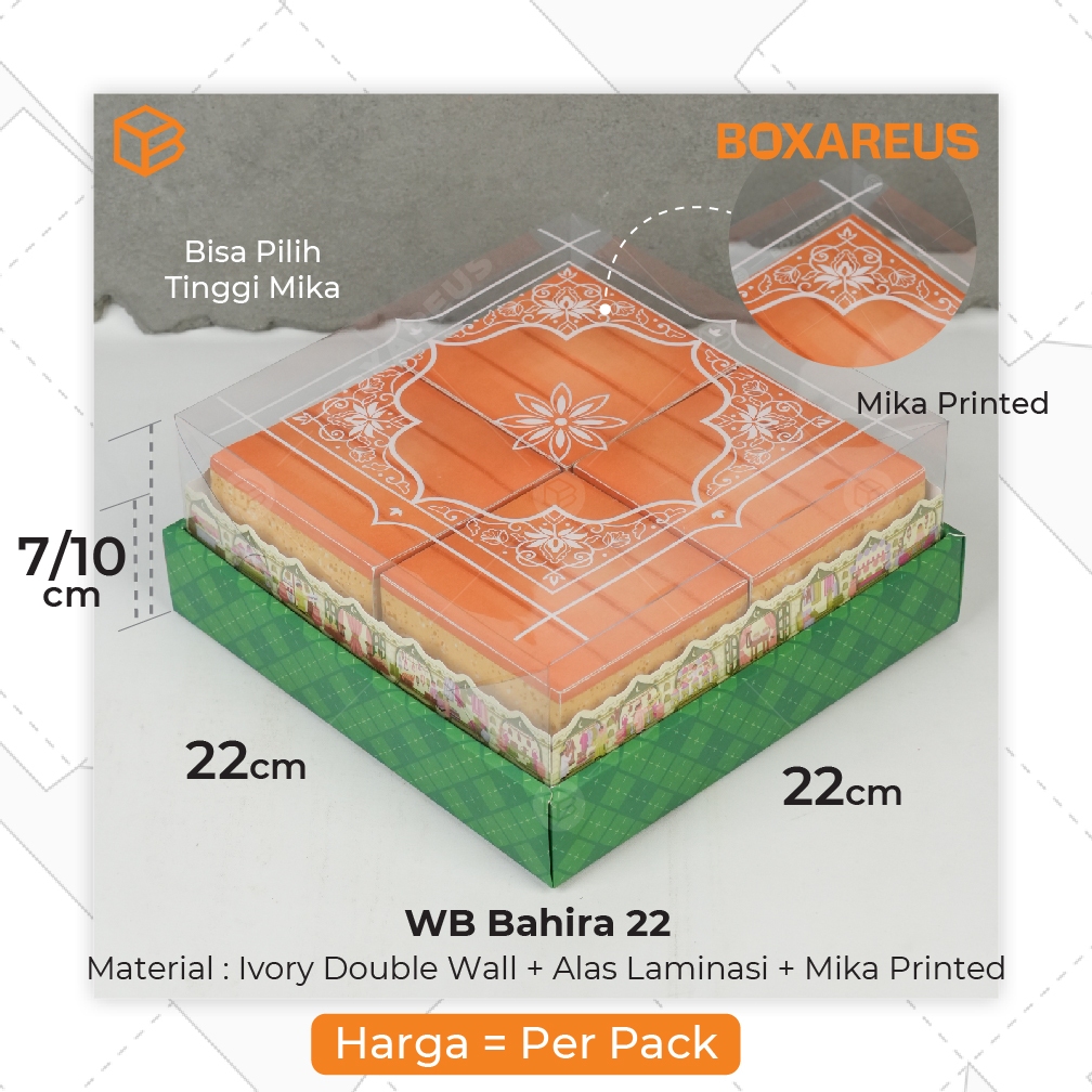 Eid Mica Box Hampers Eid Box Cake Box Cake Gift Packaging | WB บาชิระ 22