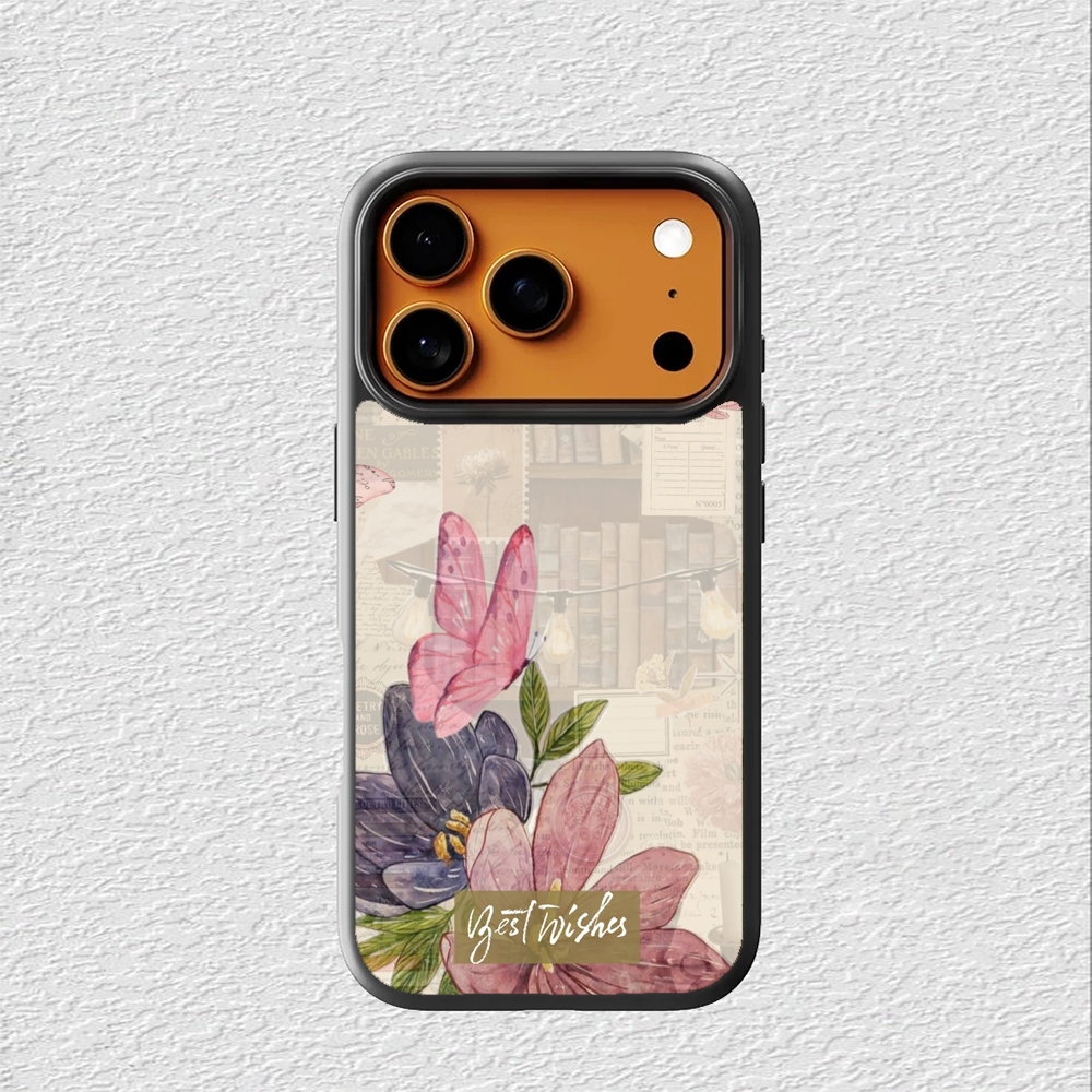 IPhone 17 16 15 14 13 12 11 Mini Plus Pro Max TPU Rubber Custom Softcase Best Wishes Of Life