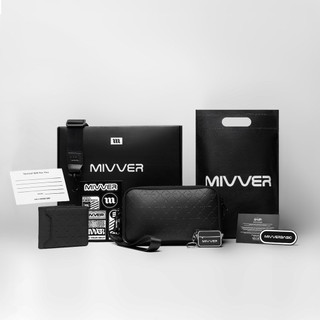 MIVVER | NOURIS Exclusive Clucth Tas Tangan Pria Hand Bag Tas Selempang Pria Waterproof Hitam