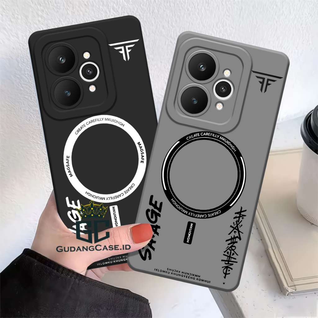 เคส HP Realme 15 / Realme 15 Pro / Realme 14 / Realme 14T พร้อม Modern Circle Motif