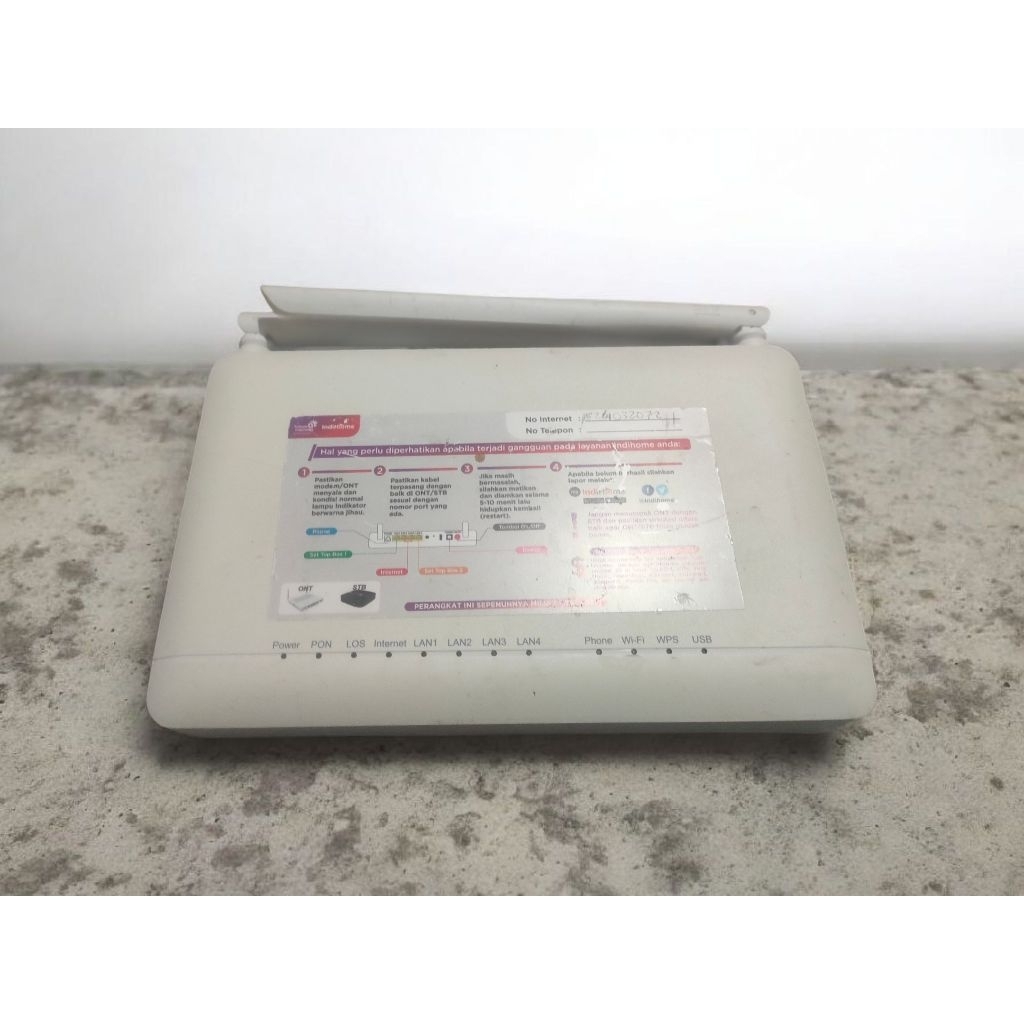 ZTE เราเตอร์ wifii GPON ONT ZXHN F609 V3 & F670L V5 5G