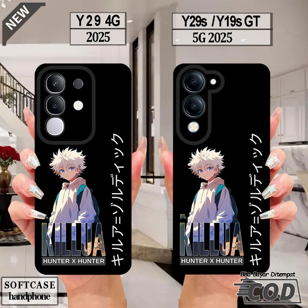 VIVO Y29 4G Silicone - VIVO Y29S - เคส VIVO Y19S GT _เคส softcase สีดําใสยืดหยุ่นสุดเท่