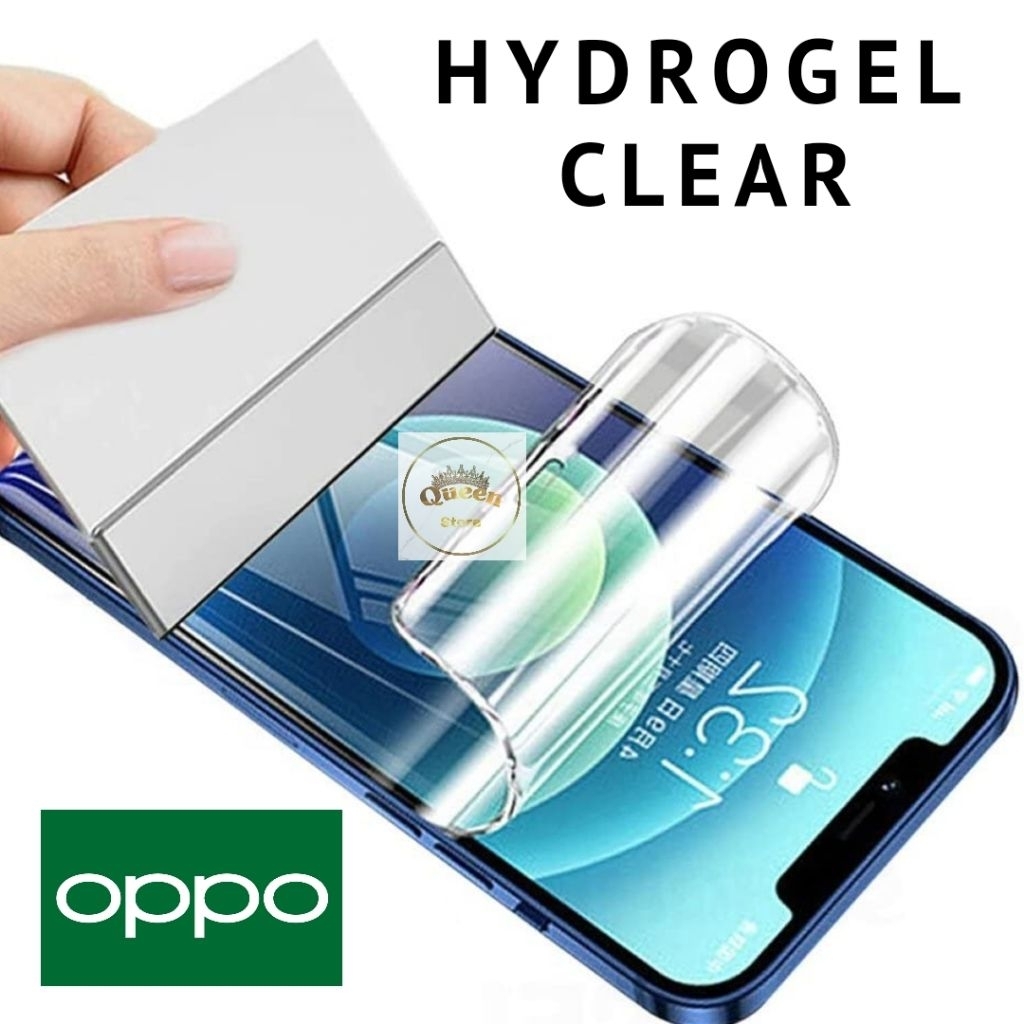 HYDROGEL CLEAR OPPO RENO 2F 3 3 PRO 4 4F 5 5F 6 4G 5G 5 5G A35 RENO 7 SE 5G RENO 7 PRO 5G 7 Z 5G A55