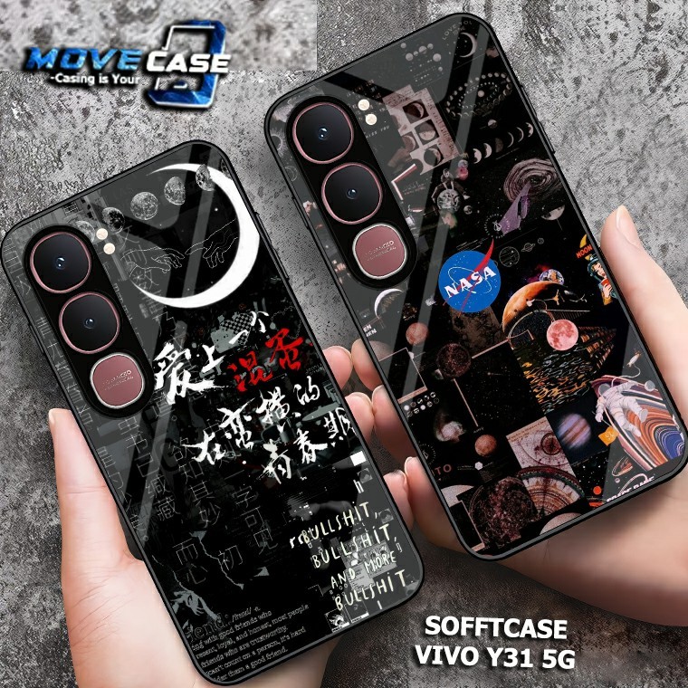 HP MV612 Softcase Glass Shiny Glass VIVO Y31 5G - เคสโทรศัพท์ VIVO Y31 5G ล่าสุด - ซิลิโคน VIVO Y31 