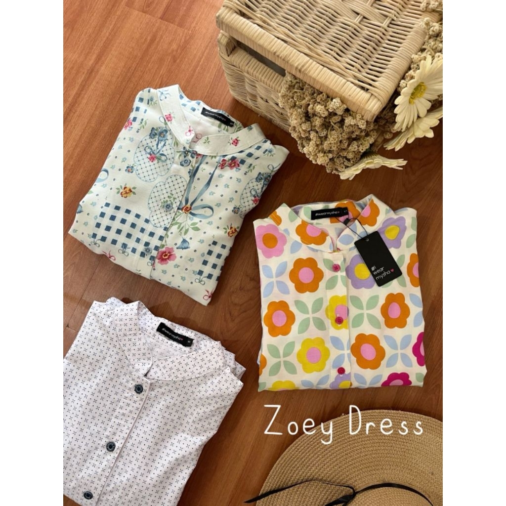 Mysha Iwearmysha ZOEY DRESS Motif DRESS ไซส์ SML XL XXL
