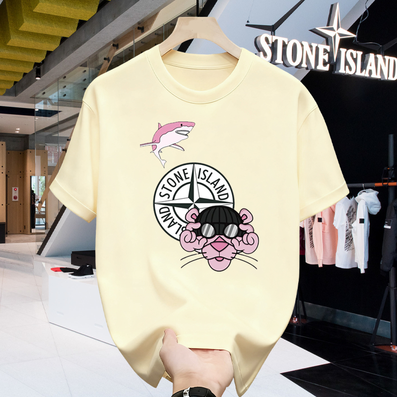 KATUN ของแท้ 100% – เสื้อยืดผ้าฝ้ายพรีเมี่ยมผู้ชาย Stone Island Oversize เท่ๆ คุณภาพดีที่สุด