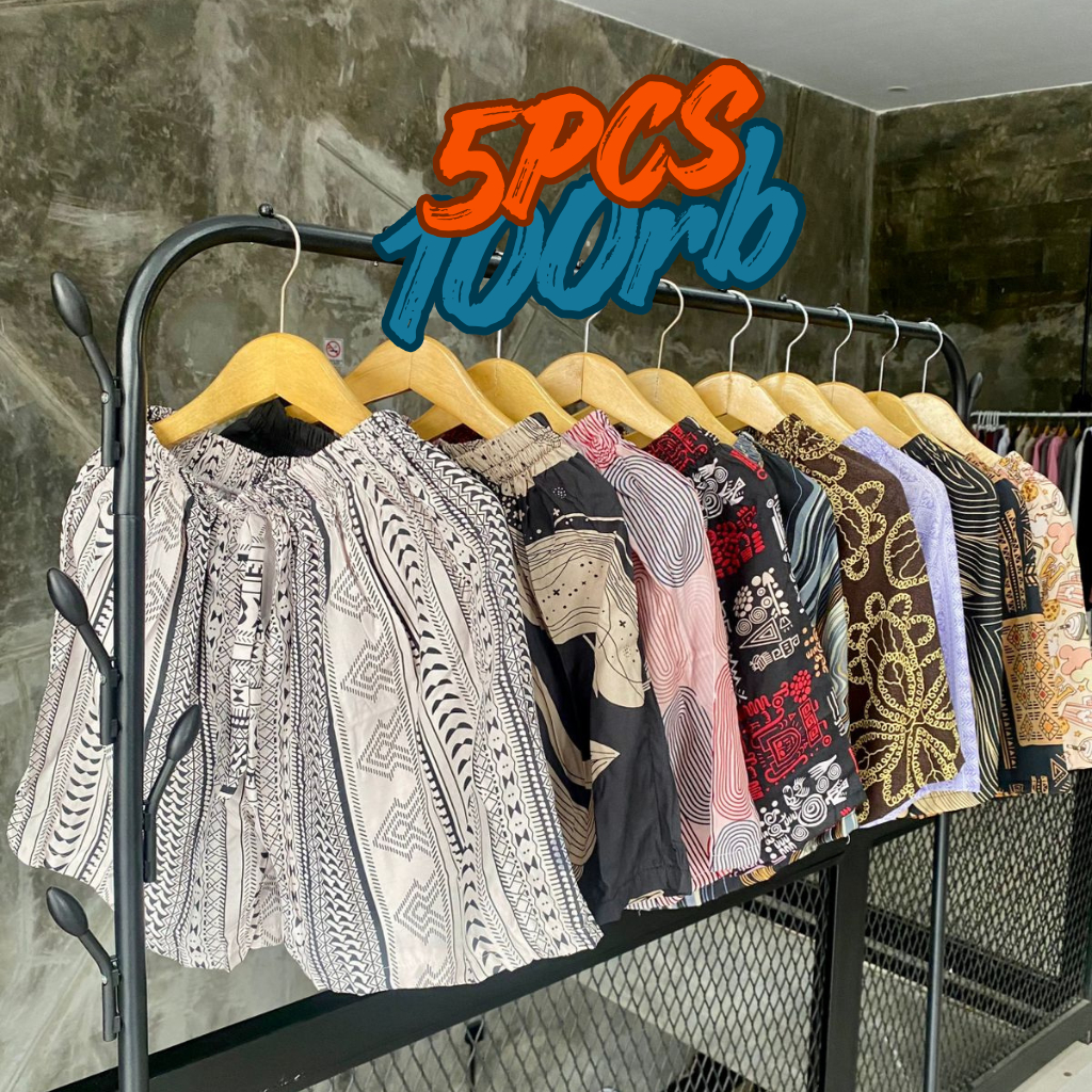 ผู้หญิง Hotpants Premium Pattern 5PCS ราคากางเกงขาสั้น Cool Home