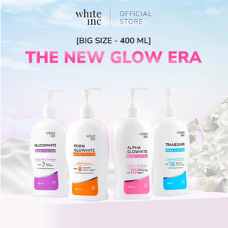 WHITE INC Alpha Glow White Body Lotion Body Cream Body Lotion Menghidrasi Kulit 400ml