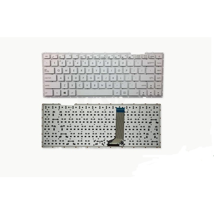 Asus X453 X451 X454Y X454YA X454L X454LA X454W A455L X455 X451E คีย์บอร์ดสีขาว