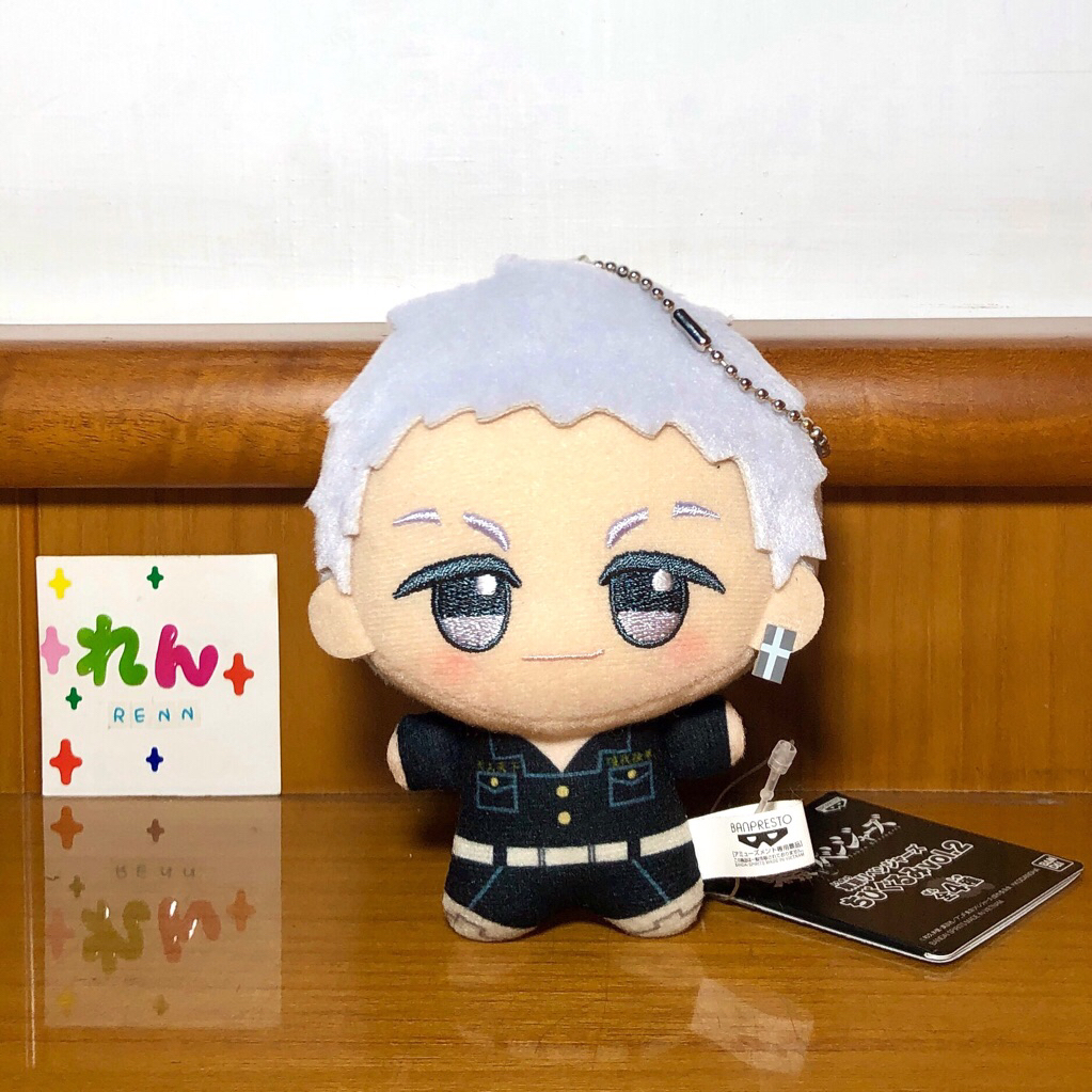 Tokyo Revengers Mitsuya Takashi Bandai Chibigurumi Nuigurumi ตุ๊กตาตุ๊กตา Plushie ตุ๊กตา