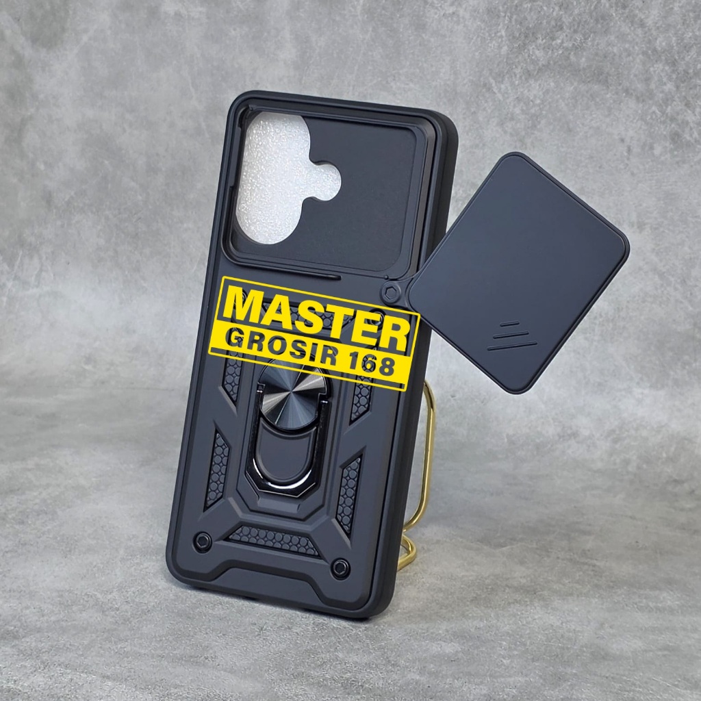 IQOO Z10R CASE ROBOT CASE TRANSFORMER SLIDE BLACK เฉพาะเคส IQOO Z10R