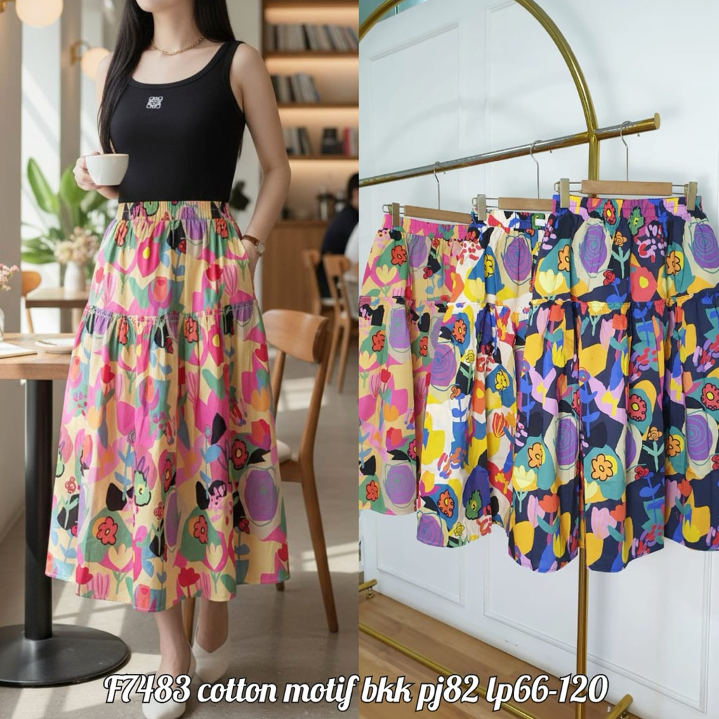 KATUN กระโปรงผู้หญิง/ก้น LP66-120 พอดีกับวัสดุผ้าฝ้ายจัมโบ้ f7483