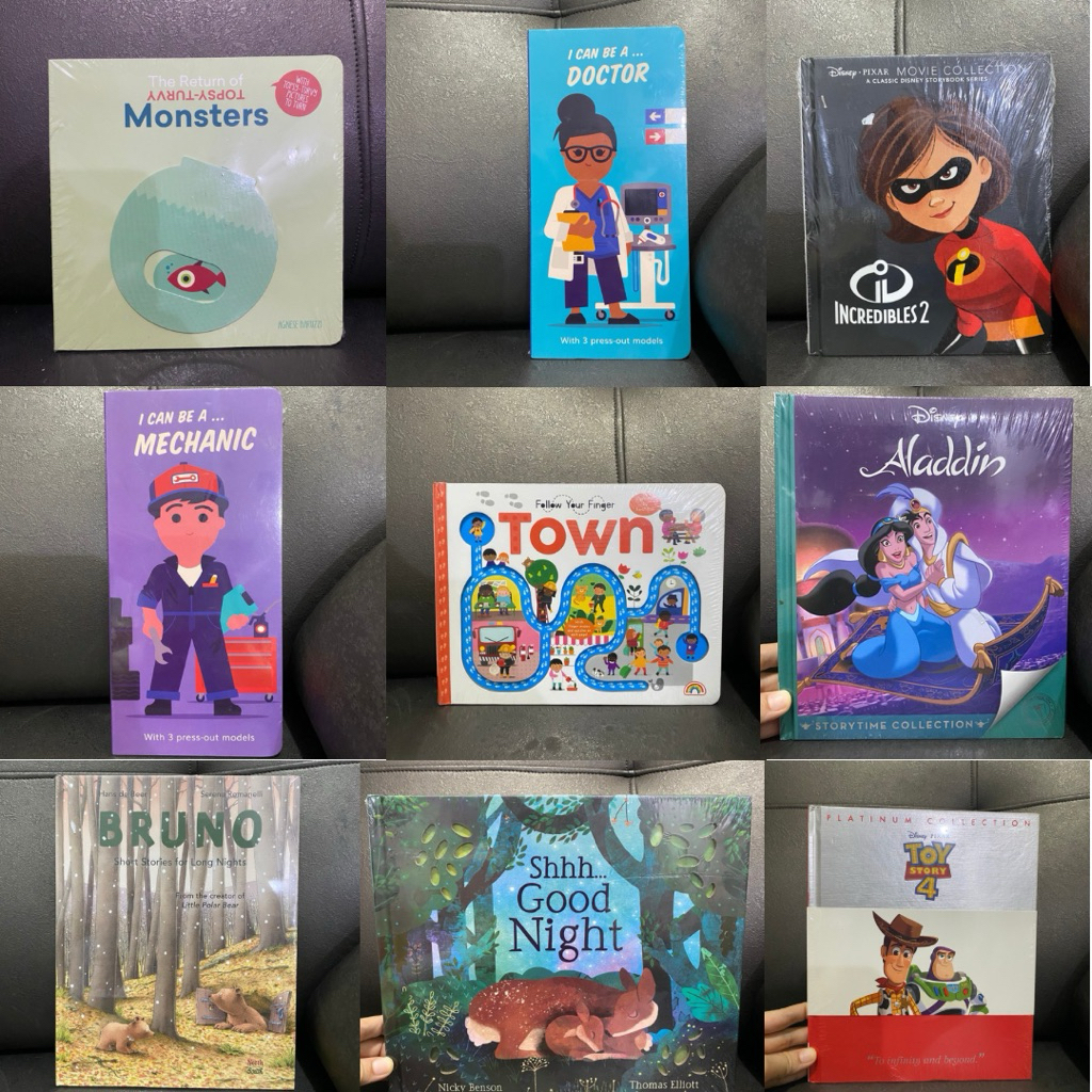 Big Bad Wolf Childrens Board Book / BBW Childrens Picture Book - Childrens Reading Book / Board Book