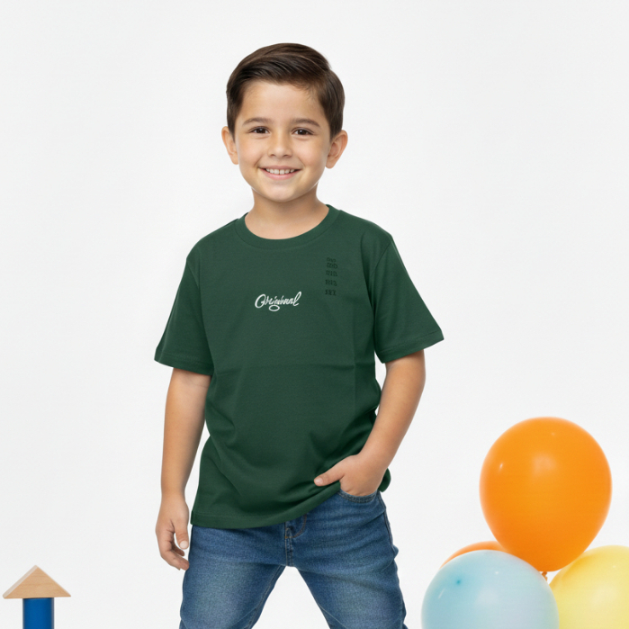 Dbest Premium เสื้อยืดแขนสั้นเสื้อยืดเด็กเนื้อหา 6 ชิ้น