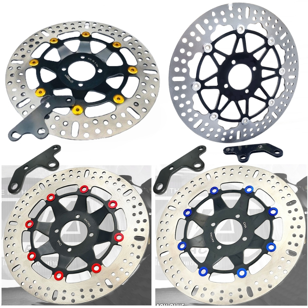 แผ่นดิสก์ด้านข้าง 300 มม. RXKING/RXK/RXKING ดิสก์เบรกหน้าใหม่ PSM/TDR 300 มม. PLUS BRACKET