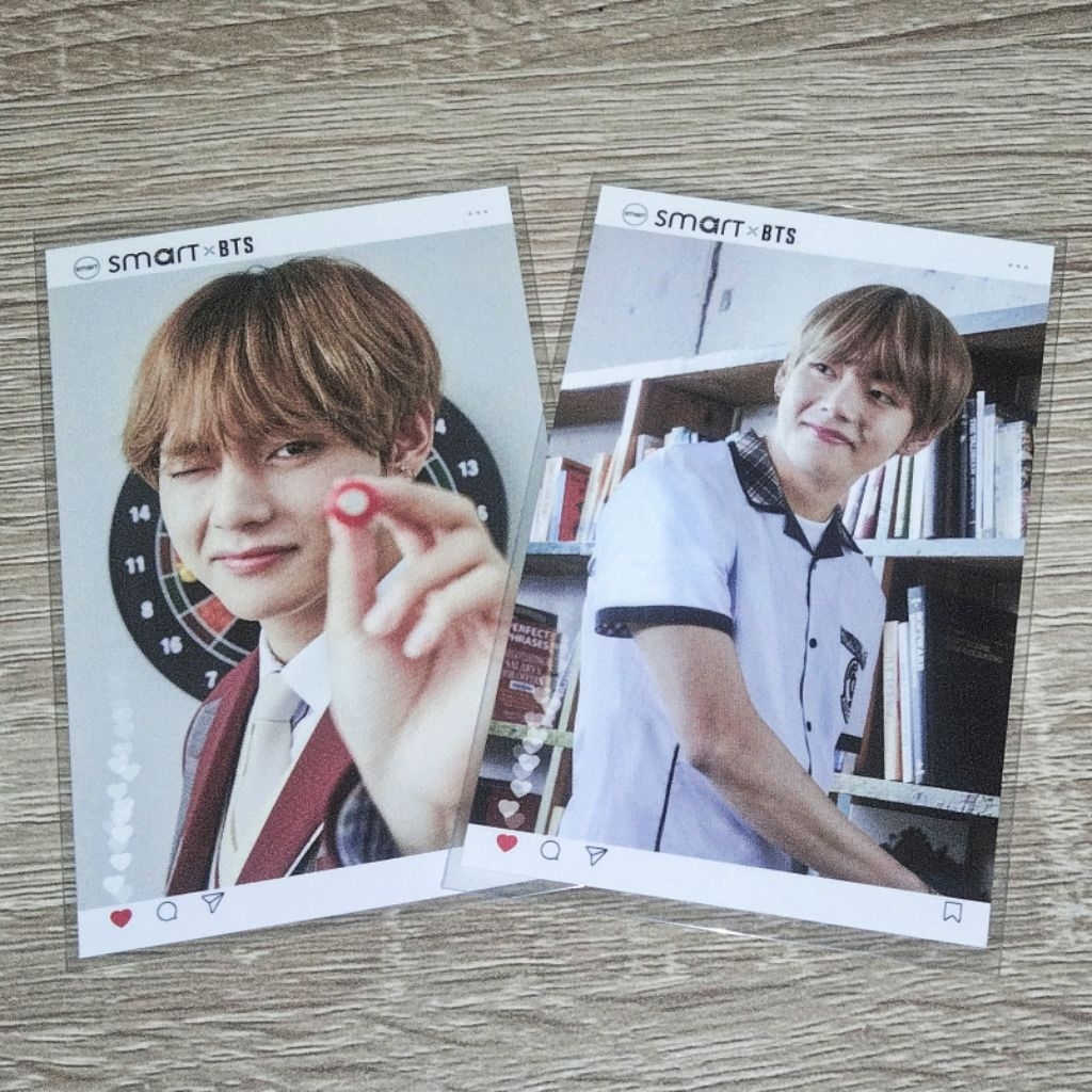 Photocard Official SmartxBTS Taehyung