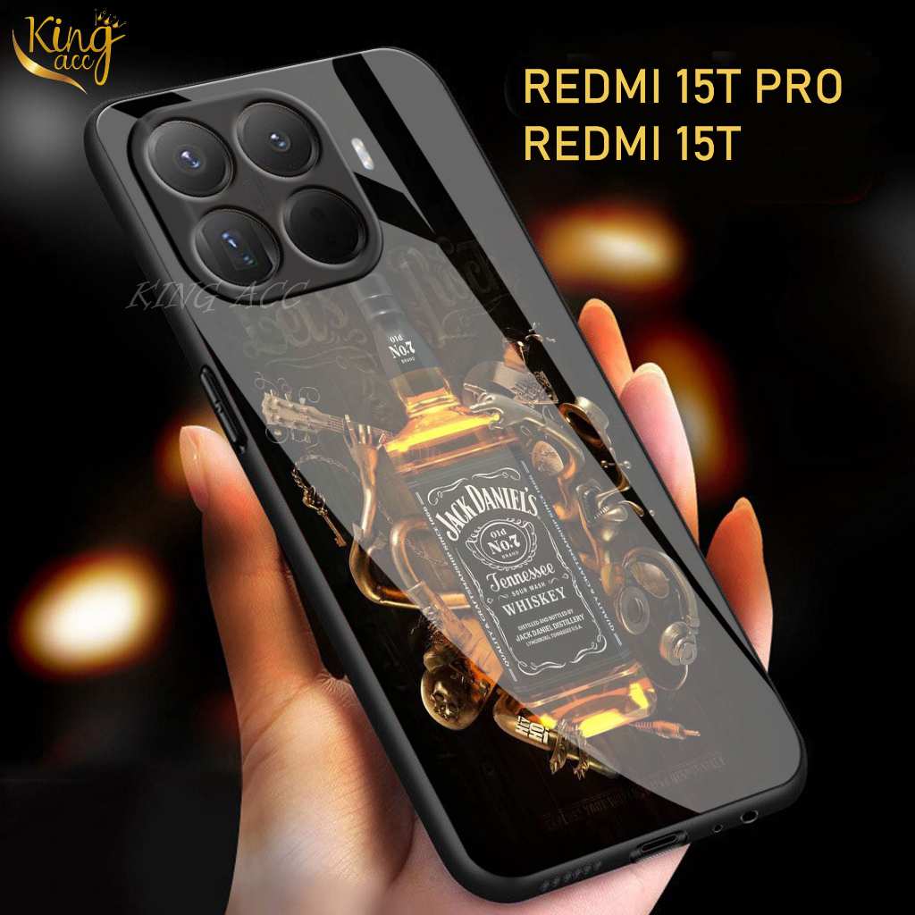 Softcase Glass Glitter Xiao Redmi 15T 15T PRO - ปลอก Hp Redmi 15T 15T PRO - K07